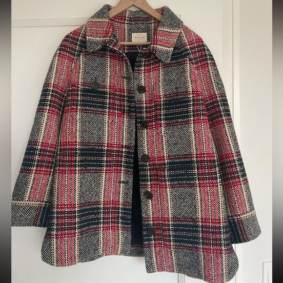Sezane Izaac Plaid Coat - Picture 6 of 6